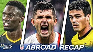 Pulisic RESCUES Milan | Balogun SCORES Again | Gio Reyna RETURNS | USMNT Abroad