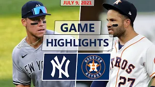 New York Yankees vs. Houston Astros Highlights | July 9, 2021 (Cortes Jr. vs. Odorizzi)