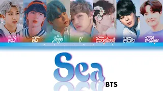 BTS - Sea ( Color Coded Rom/Eng/Albanian Lyrics )