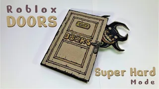 Roblox DOORS - Super Hard Mode !!! - Puzzle Game Book [ Part 1 ] - DIY Game , Paper Craft