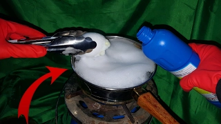 Experiment! What will happen if you drop the Egg in boiling Acid