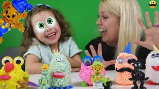 Bamse och Monster Fluffig deg med Sofie och Melody | Lek och Lär