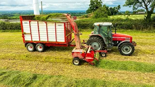 MF 4270 & JF 850 Mounted Silage Harvester | Classic Silage Harvest