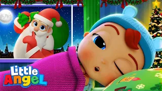 Yes Yes Baby Go to Sleep on Christmas - Little Angel | Kids Cartoons & Nursery Rhymes | Moonbug Kids