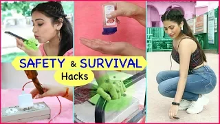 Life Saving SAFETY & SURVIVAL Hacks | Anaysa