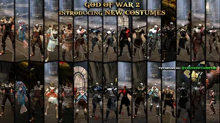 GOD OF WAR 2 NEW COSTUMES | FEAR KRATOS |BETA KRATOS | DOMINUS | MORPHEUS | GHOST OF SPARTA ETC