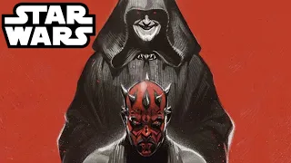 Palpatine FINALLY Admits Its His Fault Darth Maul was so WEAK