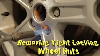 Removing a Tight Locking Wheel Nut.... Don't Shear Your Locking Wheel Nut Key.