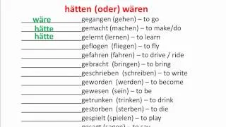 Subjunctive mood in German practice - www.germanforspalding.org