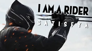 Black Panther - I Am A Rider | Satisfya | Marvel | Avengers | Thor | Ironman | Captain America