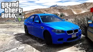 Реальная Жизнь в GTA 5 - РАЗБИЛ BMW M5 ЗА 100.000$ ПО ЗАКАЗУ ОТ БАНДИТОВ !!!