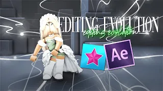 my editing evolution | 2018-2021