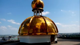 Вид на Саранск со смотровой площадки собора праведного воина Ф. Ушакова
