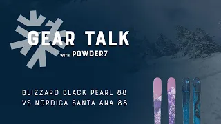 2022-2023 Blizzard Black Pearl 88 vs Nordica Santa Ana 88 Ski Comparison | Powder7