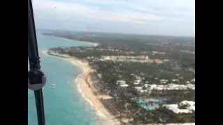 Полет на вертолете в Доминикане