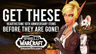 Hearthstone 10th Anniversary WoW GUIDE! How To Get NEW MOUNTS, TRANSMOG, And More