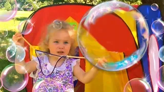 Как сделать ГИГАНТСКИЕ МЫЛЬНЫЕ ПУЗЫРИ / Простой рецепт / Для детей / DIY Giant Soap Bubbles for kids