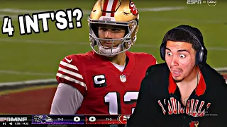 WTF IS BROCK PURDY DOING?!?! Ravens DOMINATE!!! Ravens Vs 49ers 2023 Week 16 Highlights Reaction!