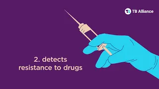 WHO recommends the use of molecular diagnostics as an initial test to diagnose TB.