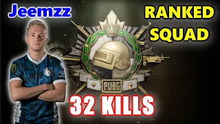 PUBG RANKED - Team Liquid Jeemzz - 32 KILLS - M416 - RANKED SQUAD