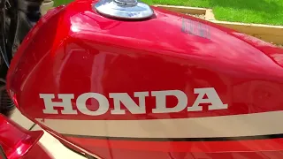 Honda CB 125 Superdream startup