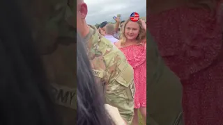 Military twin holds baby niece for the first time ❤️ #shorts