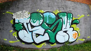 Graffiti - Tesh | Train Line | GoPro [4K]