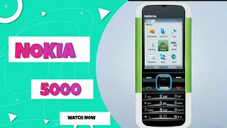 Nokia 5000 - бюджетный  телефон 2008г. с дизайном, напоминающим Nokia 5310.
