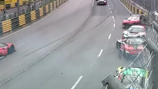 Macau GT Cup 2022. Race 1 Macau Grand Prix. Warm Up WTF | Start Big Crash