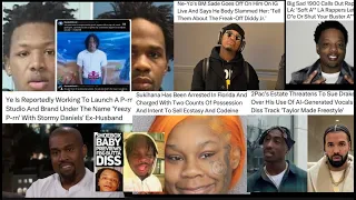 Rondonumbanine rat Suki arrested,ShoeBoxBaby diss FbgButta,Pac n Drake,Ye doing Porn Ne-yo Diddy jr