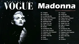 Vogue - Madonna 💕 Best song Full Album 2022 💕Madonna Greatest Hits 💕 Madonna 2 Hours No Ads