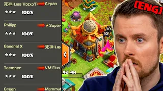 TOP PLAYERS in the KING OF THE HILL MODE in Clash of Clans