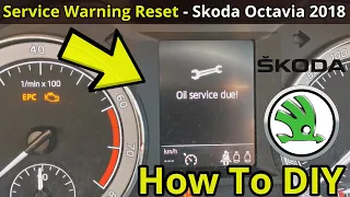 Skoda Oil Service Due & Inspection Warning Reset -  How To DIY