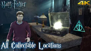 Harry Potter and the Deathly Hallows Part 1 'All 52 Collectable Locations' Walkthrough (4K)