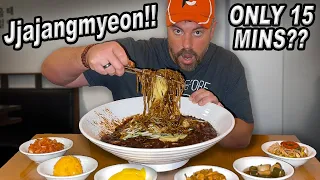 3kg Jumbo Korean Jjajangmyeon Black Bean Noodles Challenge vs Zermatt Neo's Record in Singapore!!