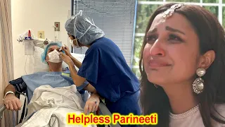 Parineeti Chopra Helpless Reaction on Husband Raghav Chadha Eyesight Loss after Months of Marriage