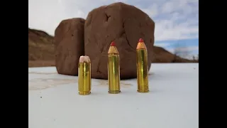 The .50 AE vs The .500 S&W Mag vs The .460 S&W Mag - Clay Block Blasting!