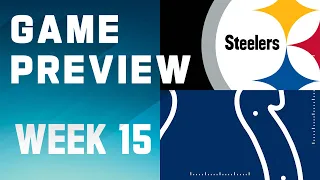 Pittsburgh Steelers vs. Indianapolis Colts | 2023 Week 15 Game Preview