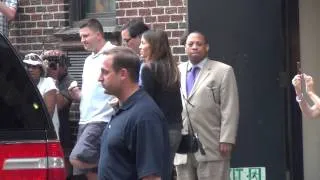 Johnny Depp Arrives Late Show With David Letterman The Lone Ranger June 25, 2013