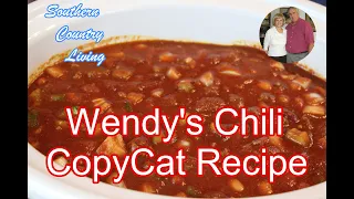 Wendy's Chili  |  Copycat Recipe
