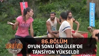 Oyun sonu Ünlüler'de tansiyon yükseldi! "Kapa çeneni" | 86. Bölüm | Survivor 2018