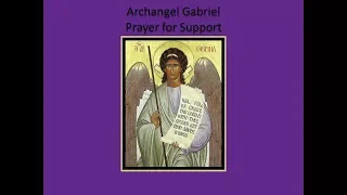 Archangel Gabriel Prayer for Support