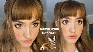 ♡ Bambi eyes ♡ макияж невинных глаз ♡ Бемби