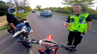 POLICE CATCH DIRT BIKES AND THIS HAPPENED...