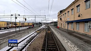 INTER CITY TO STOCKHOLM - 4K Train Driver's View (Falun to Stockholm)