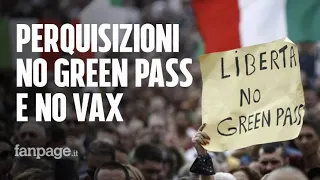 No green pass, in chat: “Impiccagioni, fucilazioni e marce su Roma”. Perquisizioni in tutta Italia