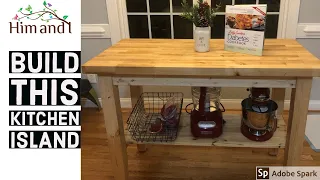 How to make simple DIY Kitchen Island