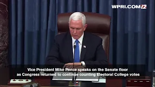 VIDEO NOW: VP Pence remarks on the Senate floor