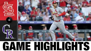 Cardinals vs. Rockies Game Highlights (8/10/22) | MLB Highlights