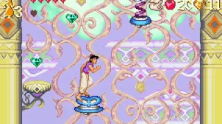 Disney's Aladdin Game Boy Advance no death 60fps
